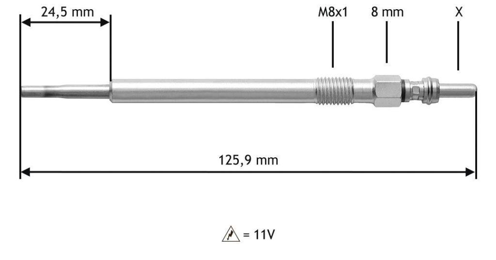 Bougie de préchauffage VALEO 345164